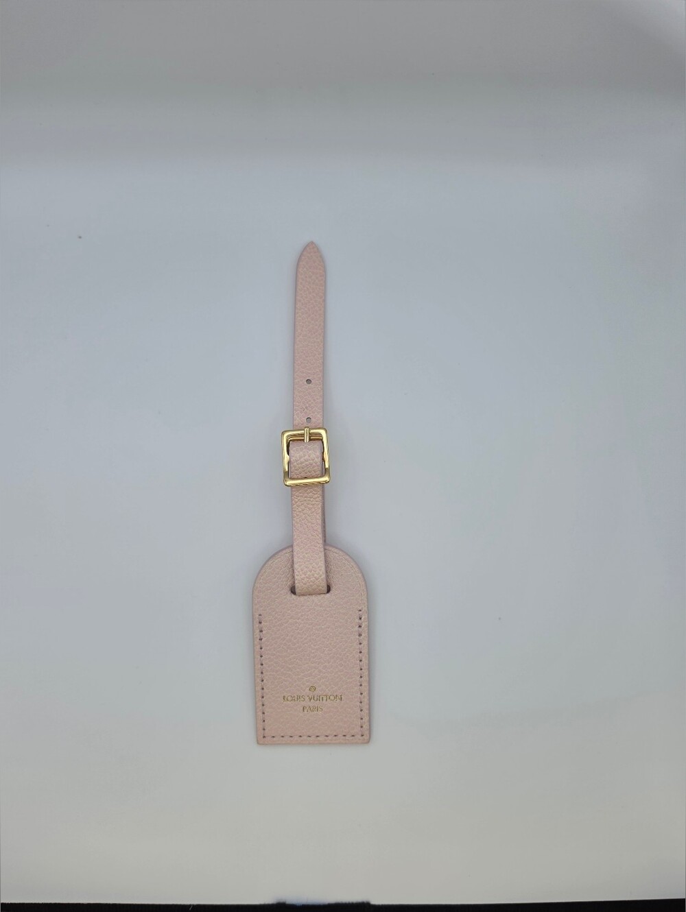 Louis Vuitton Summer Stardust Leather Luggage Tag Pink Authentic